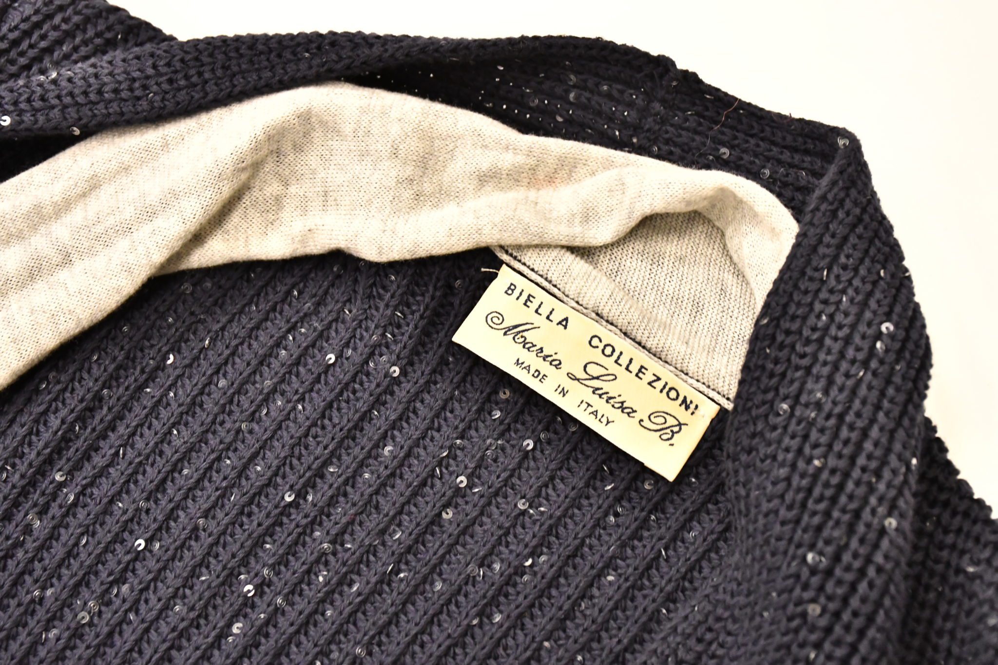 Maria Luisa B Biella Collezioni Sparkle Knit Sweater - The Boutique ...